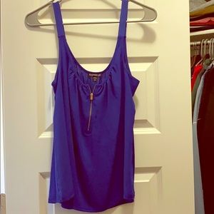 Women’s size medium blue sleeveless blouse